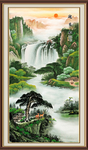 迎客松国画迎客松