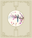 复古花鸟图