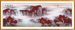 山水国画山水画