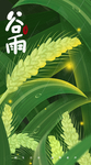 谷雨插画海报