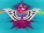 翅膀背景墙