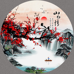 国画梅花
