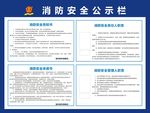 富侨足浴消防安全公示栏
