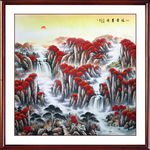 山水画国画山水