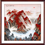 山水国画山水画