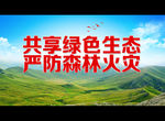 共享绿色生态 严防森林火灾