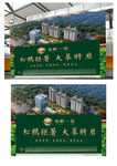 地产展架绿色 地产桁架