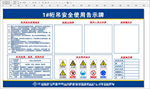 桁吊安全使用告示牌