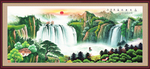 山水国画山水