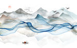 高档新品山水画 TIF分层