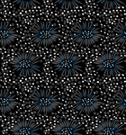 精细几何抽象烟花星空