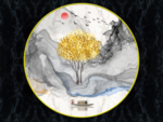 新中式圆形装饰画