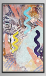电视墙油画
