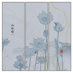 水墨荷花装饰画