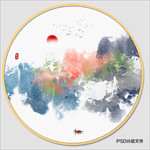 水墨抽象画