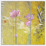 水墨莲花