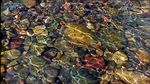 河流 河水 水纹 阳光 闪耀