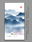 意境屏风水墨画