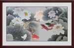 国画荷花