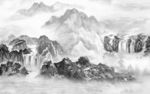 中式水墨山水