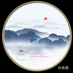 梦幻山水画