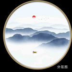 新中式水墨画