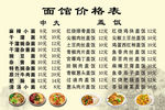 价格表