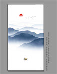 玄关山水画