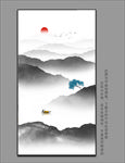 玄关山水