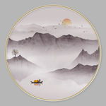 水墨山水画