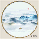 新中式抽象画