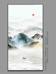 玄关山水挂画