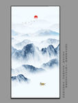 水墨山水玄关