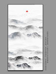 玄关山水装饰画