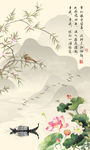 中式山水装饰画