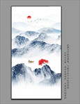玄关抽象山水