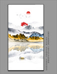 抽象水墨挂画