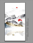 意境山水壁画 挂画