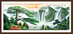 迎客松国画迎客松