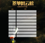 签单风云榜 热销榜 排行榜