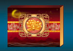 月亮正圆 精美礼盒 分层效果图