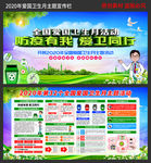 2020年爱国卫生月知识宣传栏