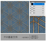 抽象几何花纹通道图片