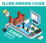 线上课堂 网络授课 在线教育