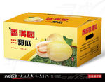 甜瓜包装展开图