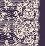蕾丝花边 水彩画 花纹 边框