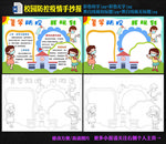 学生返校复学防控我规划手抄报