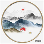 圆形抽象画