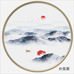 抽象山水画