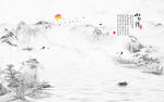 山水情大理石背景墙